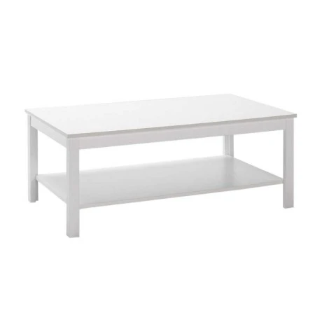 Τραπεζάκι σαλονιού Rustic Megapap χρώμα λευκό 103x60x40εκ.