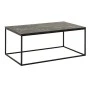 Homemania Sully metallic/melamine coffe table in marble decor color 100x60x42cm.