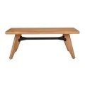 COFFEE TABLE IN NATURAL COLOR MADE OF PINE WOOD 120X60X47CM KD