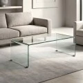GLASSER Clear Coffee Table 110x55