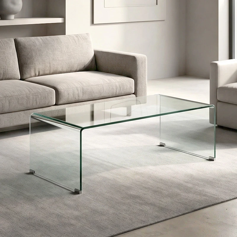 GLASSER Clear Coffee Table 110x55