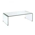 GLASSER Clear Coffee Table 110x55