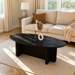 Ravey Megapap melamine coffee table in sencron black color 120x60x39.8cm. Ravey Megapap melamine coffee table in sencron black color 120x60x39.8cm.