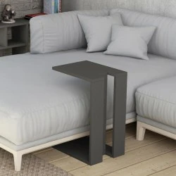 Muju Megapap melamine side table in anthracite color 30x40x57cm. Muju Megapap melamine side table in anthracite color 30x40x57cm.