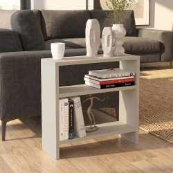 Silvanus Megapap melamine side table in sandstone color 51x17,5x49cm. Silvanus Megapap melamine side table in sandstone color 51x17,5x49cm.