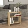 Silvanus Megapap melamine side table in sapphire oak color 51x17,5x49cm.
