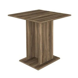Allos Megapap melamine dinner table in walnut color 75x75x77cm. Allos Megapap melamine dinner table in walnut color 75x75x77cm.