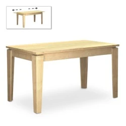 Helmut Megapap melamine expanding table in oak color 160/200x90x76cm. Helmut Megapap melamine expanding table in oak color 160/200x90x76cm.