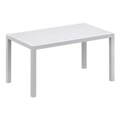 Τραπέζι κήπου πολυπροπυλενίου 140x80x75εκ. χρώμα λευκό ARES SIESTA Τραπέζι κήπου πολυπροπυλενίου 140x80x75εκ. χρώμα λευκό ARES SIESTA