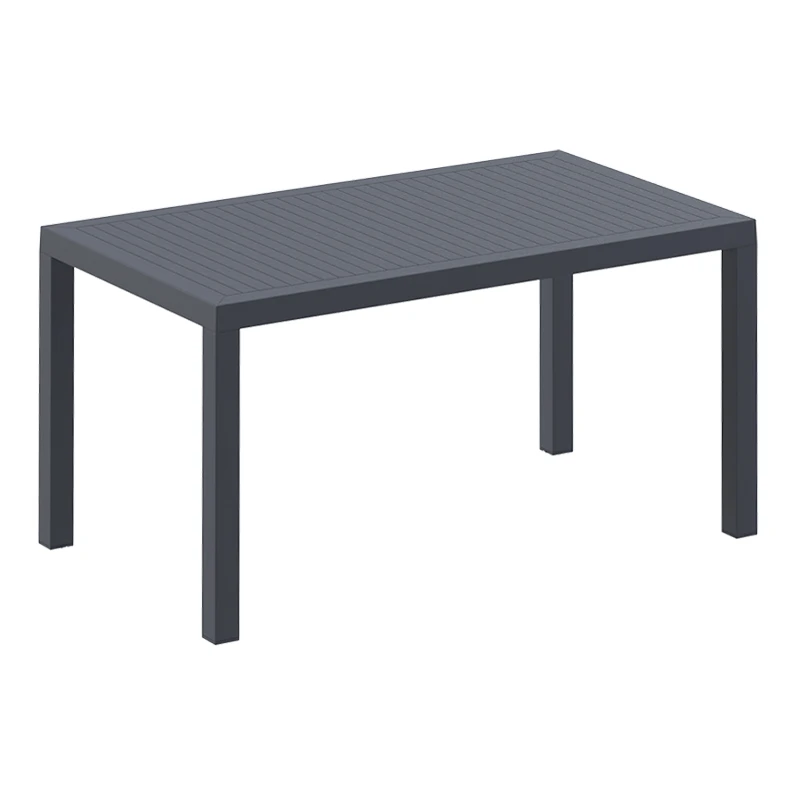 ΑΡΕΣ ΤΡΑΠΕΖΙ 140Χ80Χ75εκ. DARK GREY ΠΟΛ/ΝΙΟΥ - 20.0530