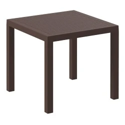 ΑΡΕΣ ΤΡΑΠΕΖΙ 80Χ80Χ75εκ. BROWN ΠΟΛ/ΝΙΟΥ - 20.0520