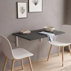 Ravan Megapap Kitchen table - Desk wall-mounted folding color anthracite 72x45cm. Ravan Megapap Kitchen table - Desk wall-mounted folding color anthracite 72x45cm.