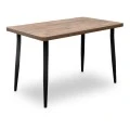 Levico Megapap Mdf/metallic table in acacia color 130x75x75cm.
