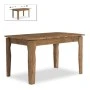 Marlon Megapap melamine expanding table in walnut color 140+40x80x76cm.