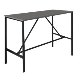 Crego Megapap metal - melamine stand bar table in anthracite color 100x45x89cm. Crego Megapap metal - melamine stand bar table in anthracite color 100x45x89cm.