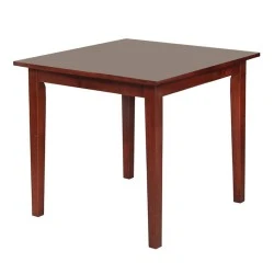 NATURALE Table 80x80cm Mdf Walnut