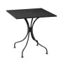 PARK Table 70x70cm Steel Black