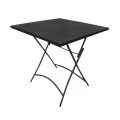 PARK Table Foldable 70x70cm Steel Black