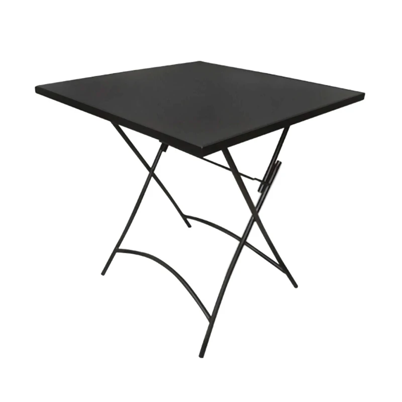 PARK Table Foldable 70x70cm Steel Black