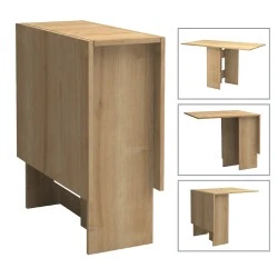Pepe Megapap melamine table extendable color oak 28(56+56)x77x75cm. Pepe Megapap melamine table extendable color oak 28(56+56)x77x75cm.