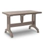 Callan Megapap polypropylene table in cappuccino color 120x70x73cm.