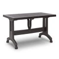 Callan Megapap polypropylene table in brown color 120x70x73cm.