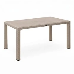 Kalan Megapap polypropylene table in cappuccino color 150x90x75cm. Kalan Megapap polypropylene table in cappuccino color 150x90x75cm.