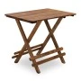 Queen Megapap foldable table by beech wood in walnut color 70x60x75cm.