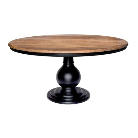 ROUND DINING TABLE MADE OF MANGO WOOD D152X76CM