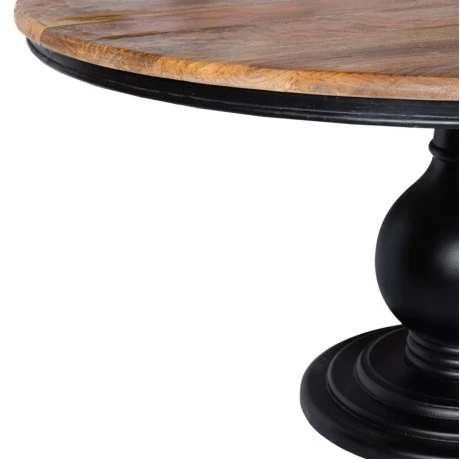 ROUND DINING TABLE MADE OF MANGO WOOD D152X76CM