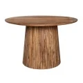 ROUND DINING TABLE MADE OF MANGO WOOD IN BROWN COLOR D120X77CM