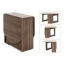 Winslet Megapap expanding table in walnut color 34(63+63)x80x76cm.