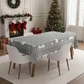 Tablecloth Nordfic in grey color 160x220cm.