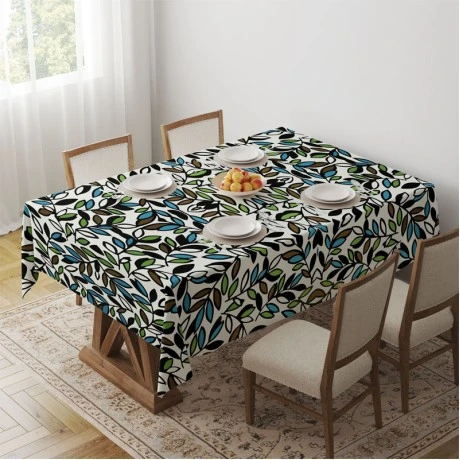 Tablecloth easy clean multicolor 140x140cm.