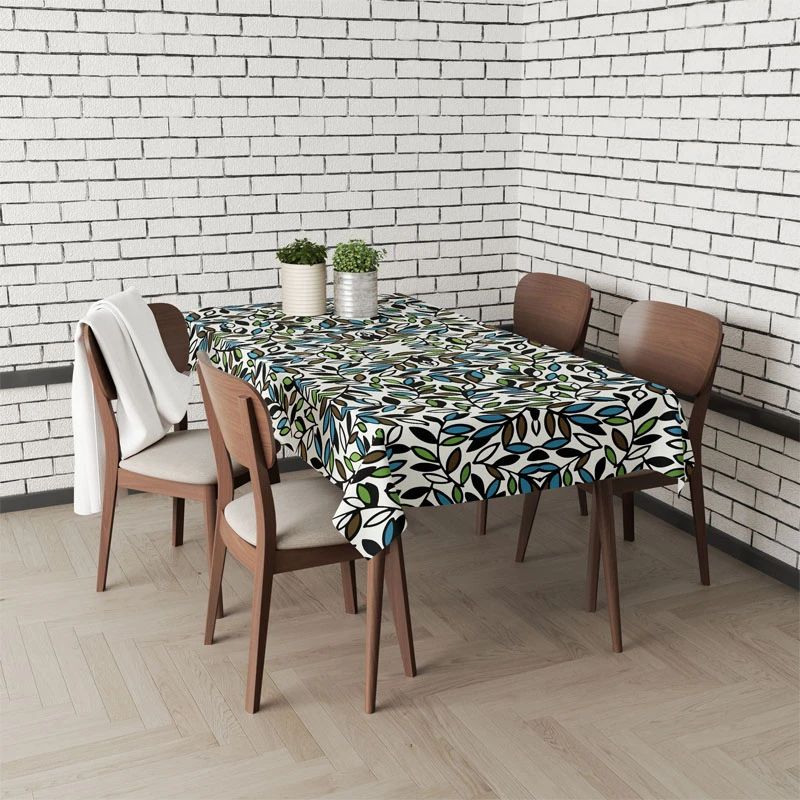 Tablecloth easy clean multicolor 140x140cm.