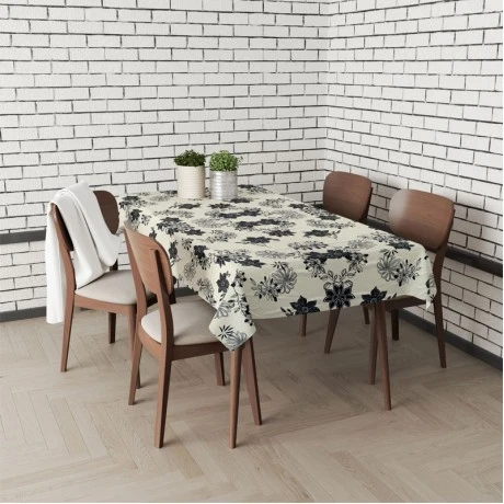 Tablecloth easy clean multicolor 140x140cm.