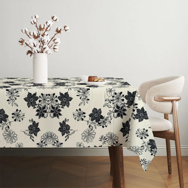 Tablecloth easy clean multicolor 140x140cm.