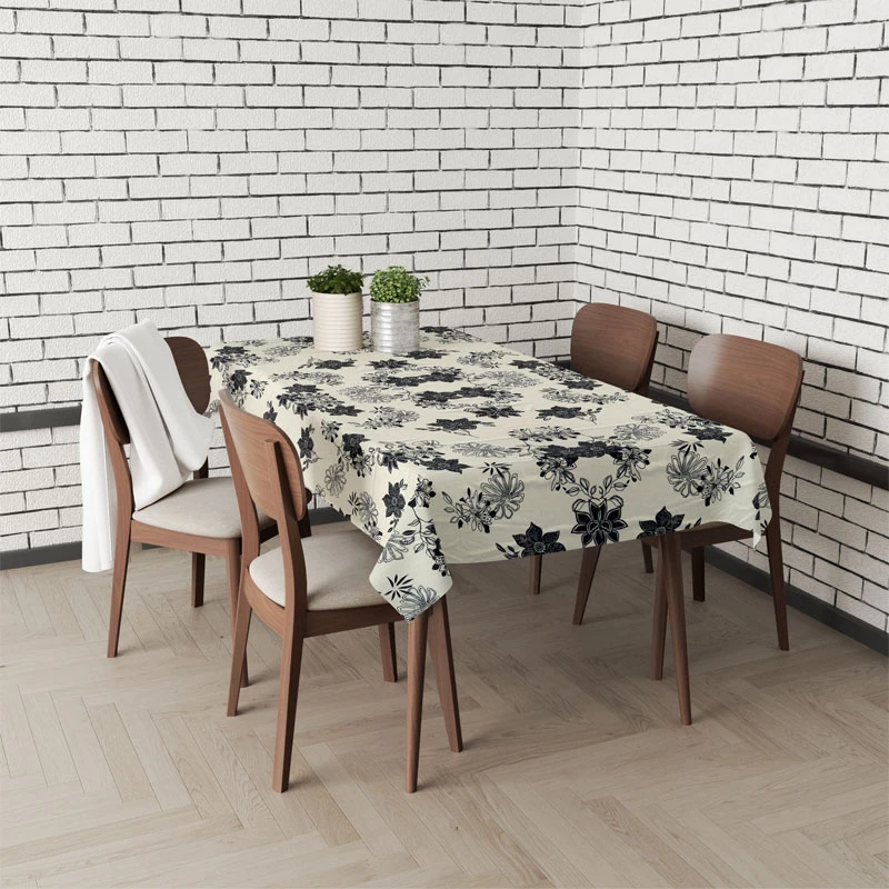 Tablecloth easy clean in multicolor 140x220cm.