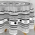 Tablecloth multicolor Ø160cm.