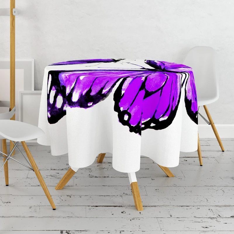 Tablecloth multicolor Ø160cm.
