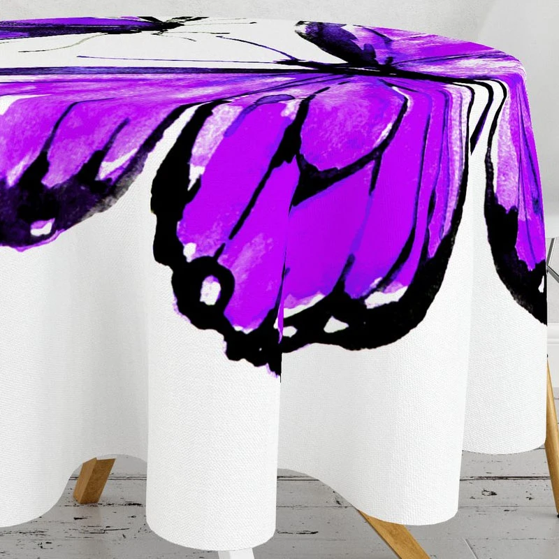 Tablecloth multicolor Ø160cm.