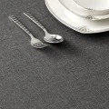 Tablecloth easy clean in anthracite color 150x220cm.