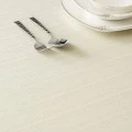 Tablecloth easy clean in ecru color 150x220cm.