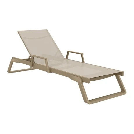 TROPIC ΞΑΠΛΩΣΤΡΑ ΜΕ ΜΠΡΑΤΣΑ TAUPE/TAUPE ΠΟΛ/ΝΙΟΥ