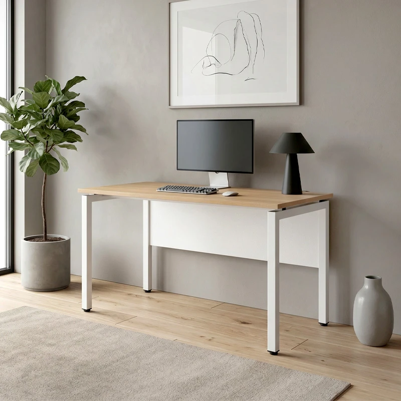 Unit Γραφείο 120X60Cm Άσπρο/sonoma