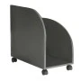 P/C unit base with melamine frame wheeled in dark gray color 50x30x52cm.