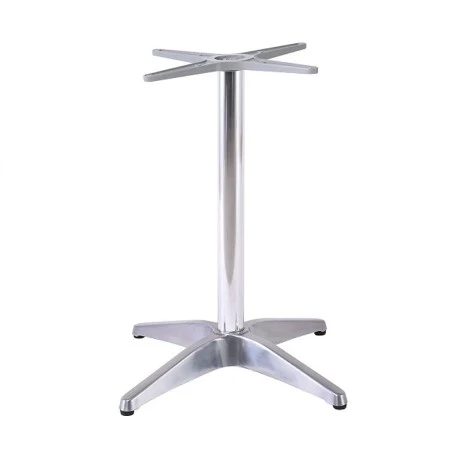 Factory table base by aluminum frame 66x66x69cm.