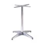 Factory table base by aluminum frame 66x66x69cm.
