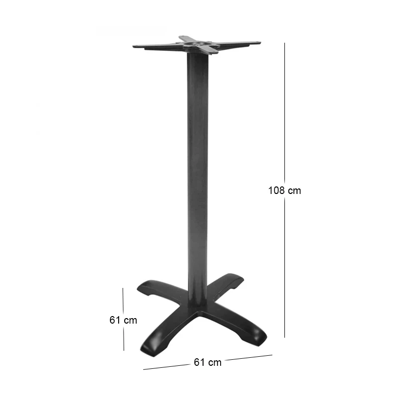 KINO Cast Iron Bar Base 4-Leged H108cm