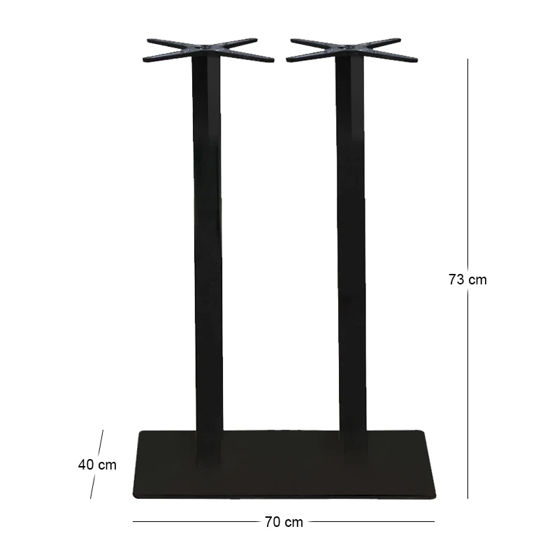 PRATO BAR 70x40cm Steel Base H108cm